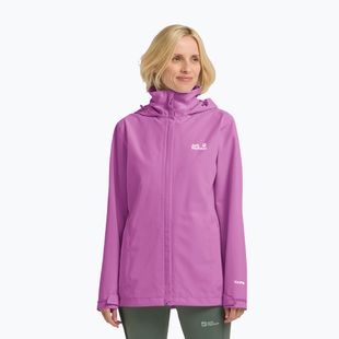 Women's rain jacket Jack Wolfskin Trailtime 2L foxglove