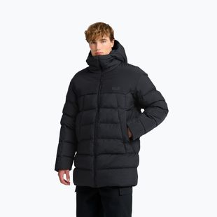 Men's insulated jacket Jack Wolfskin Icy Hollow Hooded phantom