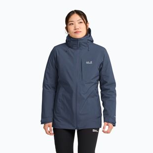 Women's 3-in-1 jacket Jack Wolfskin Hunberg 2 3IN1 midnight sky