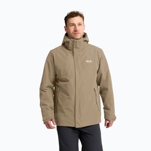 Men's 3-in-1 jacket Jack Wolfskin Stonelite 3In1 hazel wood