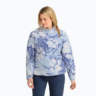 Women's fleece sweatshirt Jack Wolfskin Paw Era 100 Orint Half Zip paw crystal blue
