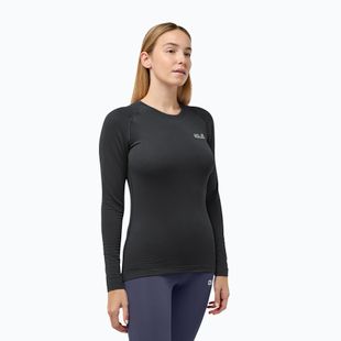 Women's thermal sweatshirt Jack Wolfskin Infinite Warm LS black