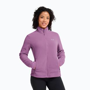 Women's fleece sweatshirt Jack Wolfskin Taunus 100 Full Zip vivid orchid