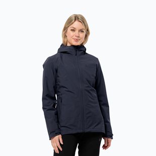 Jack Wolfskin women's Moonrise 3In1 jacket night blue