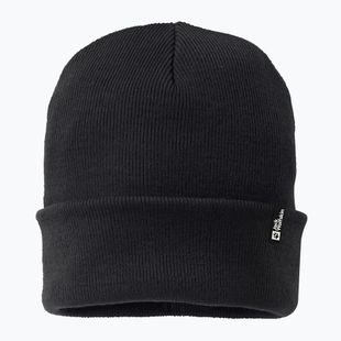 Jack Wolfskin Rib winter beanie black