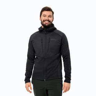 Men's hybrid jacket Jack Wolfskin Alpgrat Pro Ins Fz black