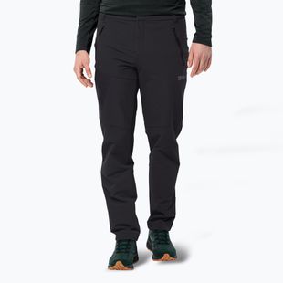 Jack Wolfskin men's trekking trousers Glastal Winter black