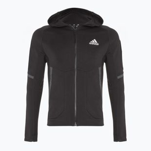 Men's adidas Designed For Gameday Full Zip sweatshirt black