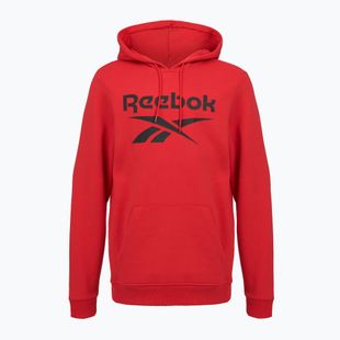 Men's Reebok Identity Big Logo Fleece Hoodie vecred/black