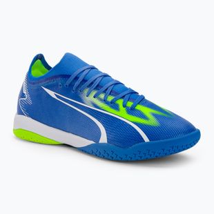 Men's PUMA Ultra Match IT football boots ultra blue/puma white/pro green