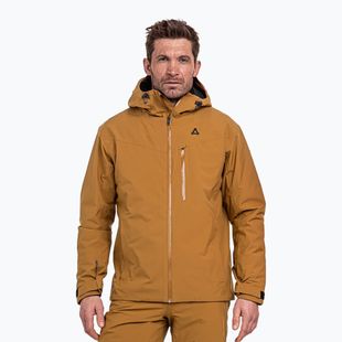 Men's ski jacket Schöffel Nollen caramel