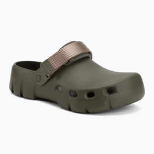 Slides BIRKENSTOCK Birki Flow TEX EVA Regular khaki/gray taupe