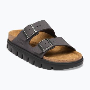 Slides BIRKENSTOCK Arizona Chunky Birkibuc velvet gray