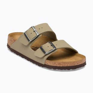 Slides BIRKENSTOCK Arizona Birko-Flor faded khaki/dark brown os