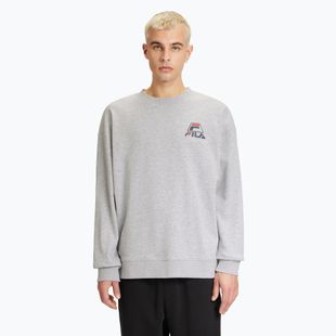FILA men's Lahti Crew light grey melange sweatshirt