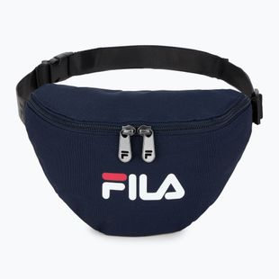 FILA Fortaleza small street waist bag big logo black iris