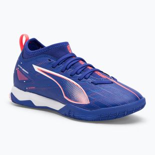 PUMA Ultra 5 Match It + Mid Jr children's football boots lapis lazuli/puma white/sunset glow