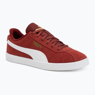 PUMA Club II intense red/puma white/puma gold shoes