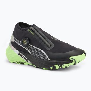 Men's running shoes PUMA Voyage Nitro 3 disc black/silver/fizzy apple