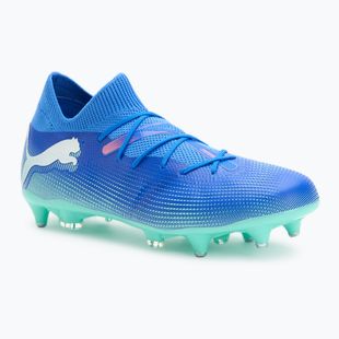 PUMA Future 7 Match MxSG football boots blue mazing/puma white/electric peppermint