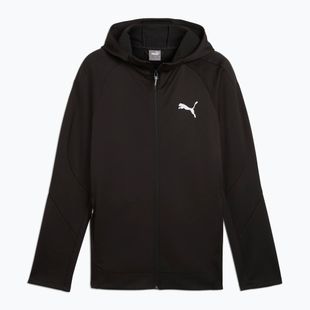 Men's sweatshirt PUMA Evostripe Warm Hoodie FZ DK puma black