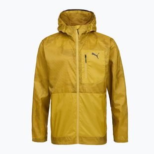 Men's running jacket Puma Seasons Windcell Running Jacket gold