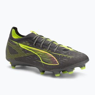 PUMA men's football boots Ultra 5 Pro FG/AG matte aged silver/yellow alert/sun struck