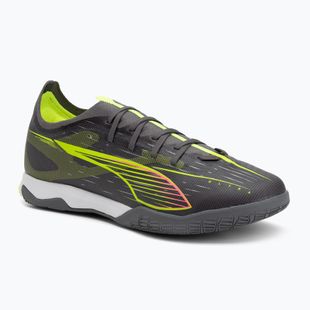 Men's football boots PUMA Ultra 5 Match It matte aged silver/yellow alert/puma aged silver