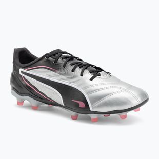 Men's football boots PUMA King Pro FG/AG puma silver/puma black/sun struck/puma white