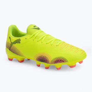 Men's football boots PUMA Future 8 Play FG/AG yellow alert/ puma black/ sun struck