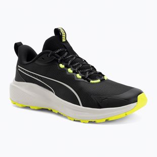 PUMA Skyrocket Lite Trail running shoes puma black/feather gray/yellow alert