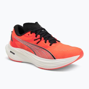 Men's running shoes PUMA Deviate Nitro 3 glowing red/pumaa black