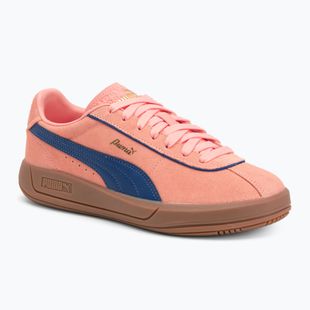 Women's shoes PUMA Club Klassika Suede pink fruit/blazing blue/puma gold