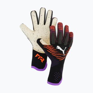 PUMA Future Ultimate NC goalkeeper gloves puma black/glowing red/purple glimmer