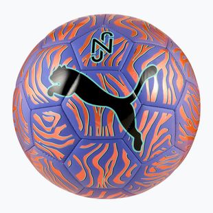 PUMA Neymar Jr. football. Graphic orange poppy/puma black size 5