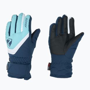 ZIENER Loriko AS children's ski glove dark navy