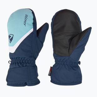 ZIENER Children's Ski Gloves Loriano Aquashield Mitten dark navy
