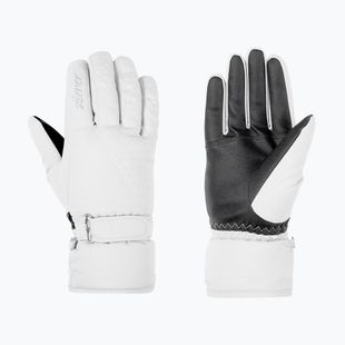 Women's Ski Gloves ZIENER Kisar Aquashield white