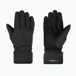 Women's Ski Gloves ZIENER Kisar Aquashield black