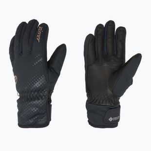 Women's Ski Gloves ZIENER Karoi WS PR black/rose metallic