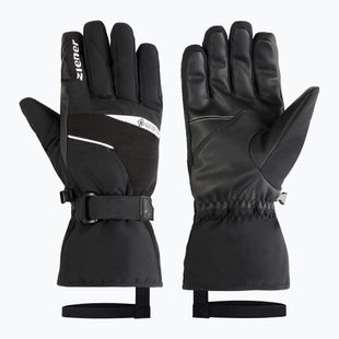 Men's ski gloves ZIENER Galerius-Z GTX black/white