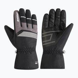 Men's ski gloves ZIENER Gevin Z black/white