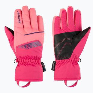 Children's ski gloves ZIENER Lavivi-Z AS pop pink