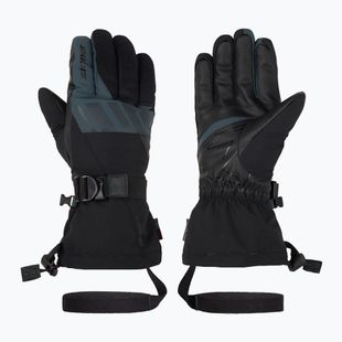 Men's ski gloves ZIENER Ghalion Aquashield black/electric grass