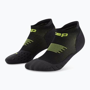 CEP Women's compression socks Run No Show 5.0 black/lime
