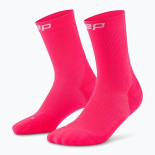 CEP Women's Compression Socks Run Mid Cut 5.0 pink