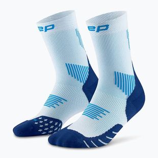 CEP Women's Compression Socks Run Mid Cut 5.0 ice/blue