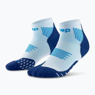 CEP Men's Compression Socks Run Low Cut 5.0 ice/blue
