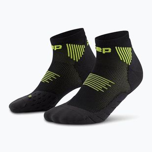 CEP Men's Compression Socks Run Low Cut 5.0 black/lime