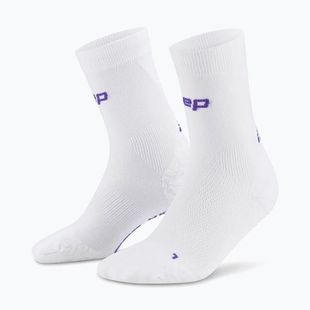 Men's compression socks CEP Ultralight Mid Cut 4.0 white